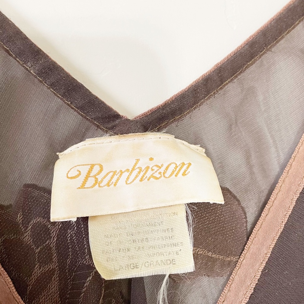 Vtg Barbizon Floral Nightgown Long Slip Dress - Picture 6 of 12